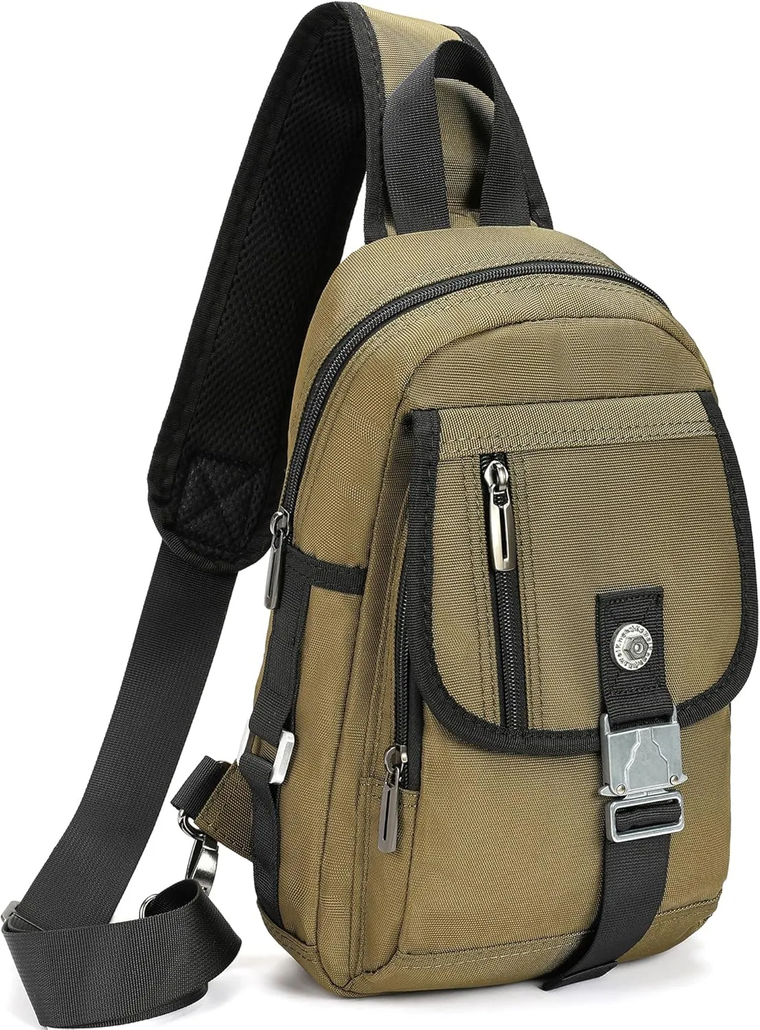 NICGID Sling Bag Chest Shoulder Backpack Crossbody Bags for Tablet Laptop Outdoor Hiking Men Women