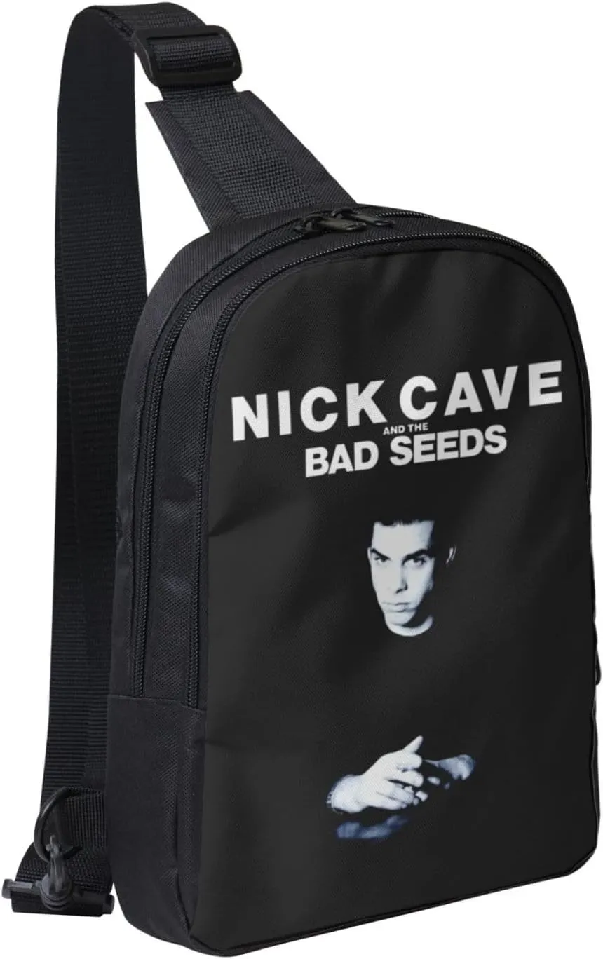 Nick Music Cave Crossbody Bag for Women Men Travel Small Shoulder Bags Waterproof Sling Backpack