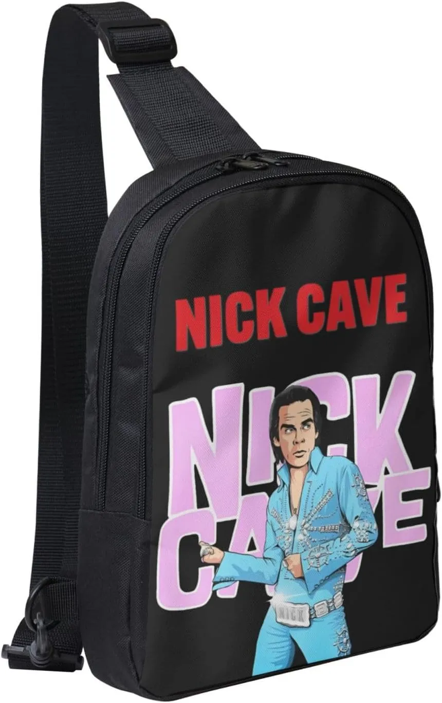 Nick Music Cave Crossbody Bag for Women Men Travel Small Shoulder Bags Waterproof Sling Backpack