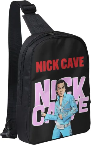 Nick Music Cave Crossbody Bag for Women Men Travel Small Shoulder Bags Waterproof Sling Backpack