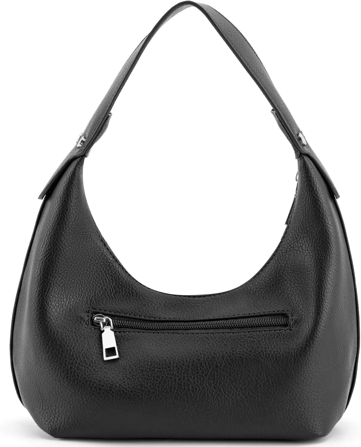 NIUEIMEE ZHOU Crescent Shoulder Bags for Women Vegan Leather Hobo Handbag Slouchy Tote Purses