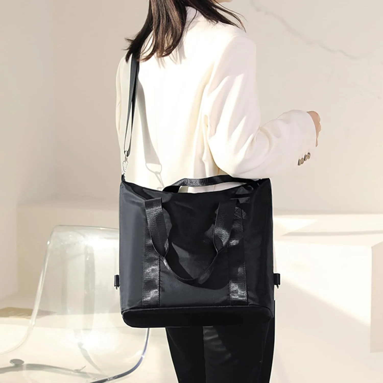 Nylon Crossbody Bags for Women Shoulder Tote Bag Waterproof Messenger Bag Satchel Women's Handbags Purses
