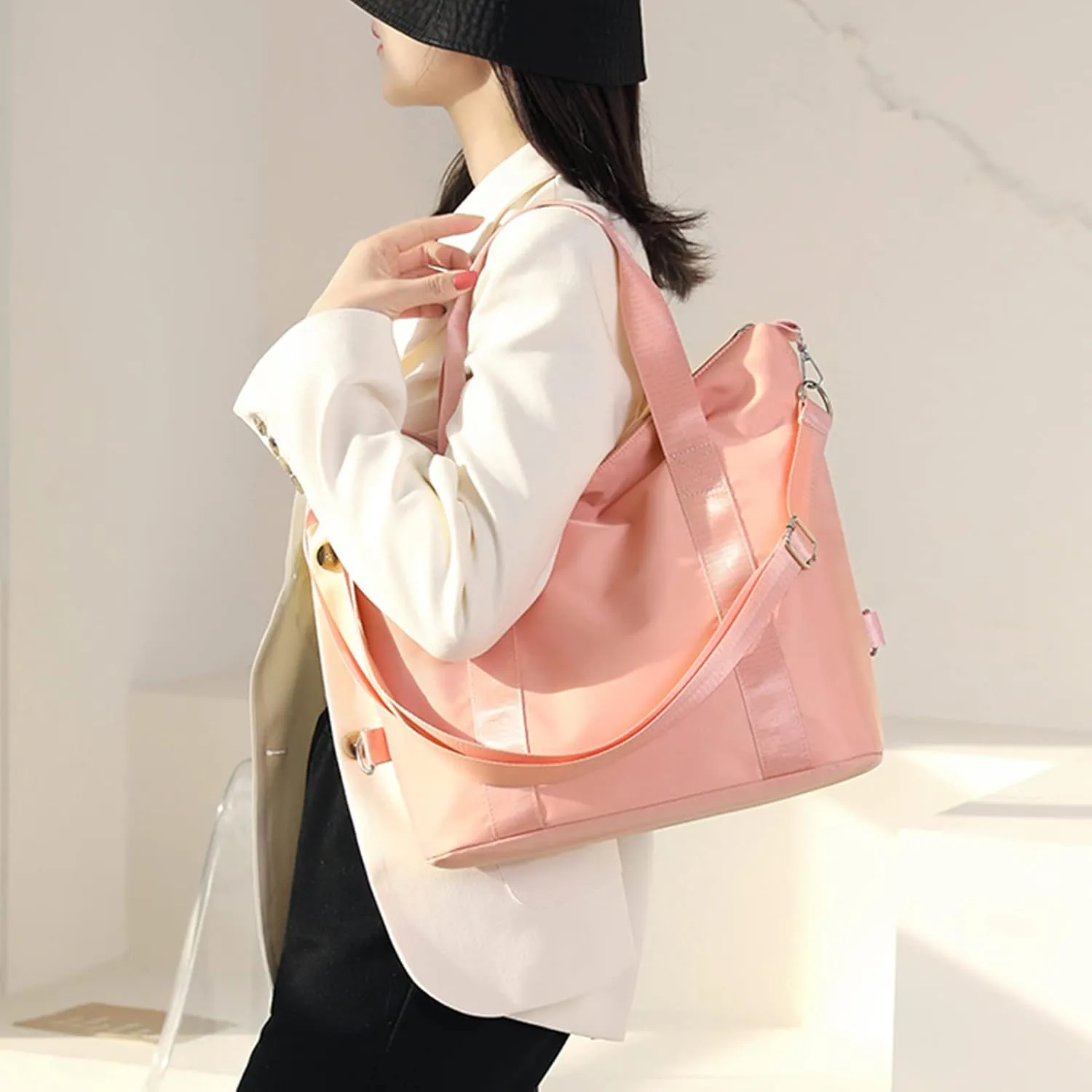 Nylon Crossbody Bags for Women Shoulder Tote Bag Waterproof Messenger Bag Satchel Women's Handbags Purses