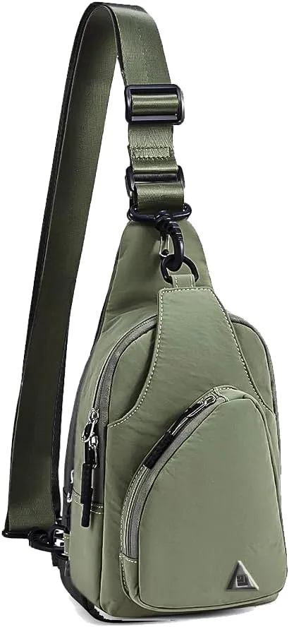 Nylon Sling bags for women - Lightweight Crossbody Sling Bag with Adjustable Comfort Strap-