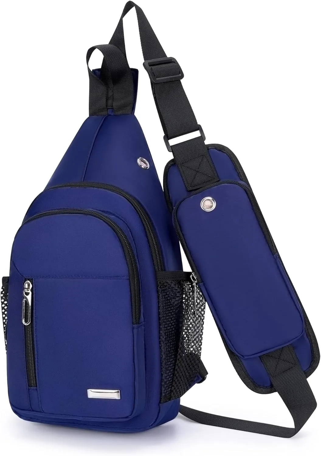 O-TBOST Waterproof Sling Bag Crossbody Backpack Unisex Chest Bags for Women Men Hiking Daypack Casual Lightweight Fanny Pack (blue)