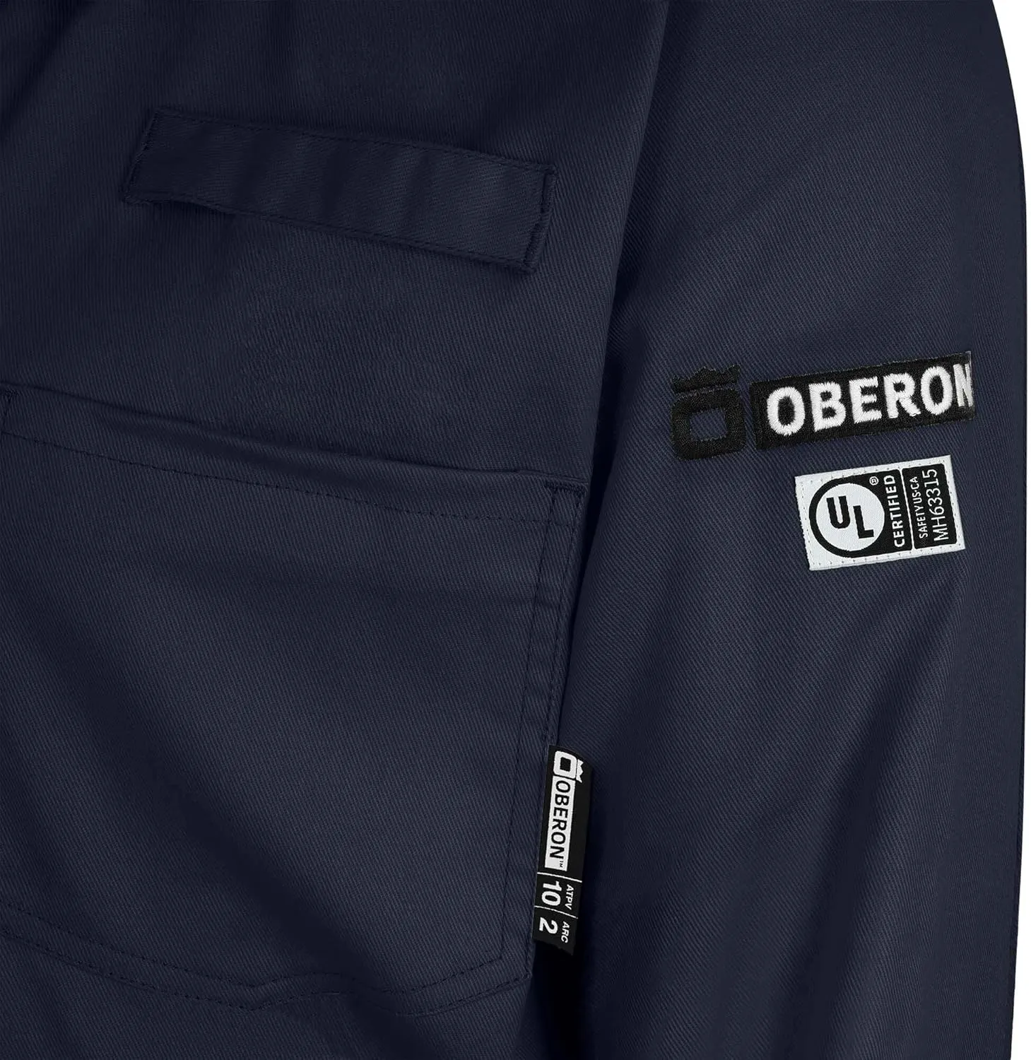 Oberon FR Arc Rated Hi Vis Safety Zip Up Coveralls - Flame Resistant with Reflective Tape