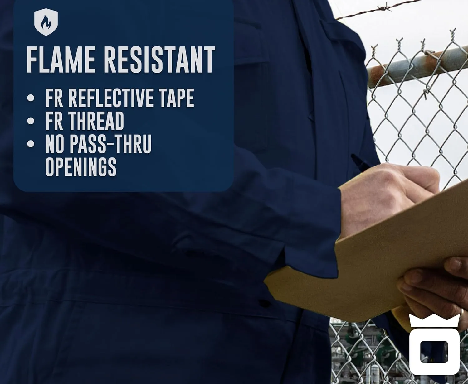 Oberon FR Arc Rated Hi Vis Safety Zip Up Coveralls - Flame Resistant with Reflective Tape