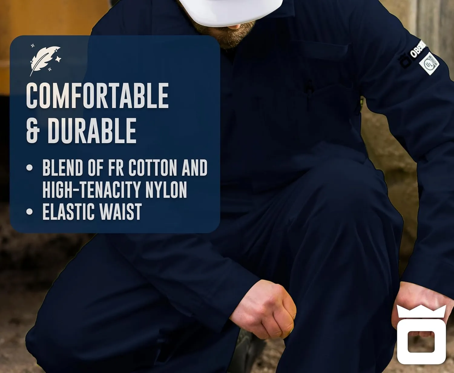 Oberon FR Arc Rated Hi Vis Safety Zip Up Coveralls - Flame Resistant with Reflective Tape