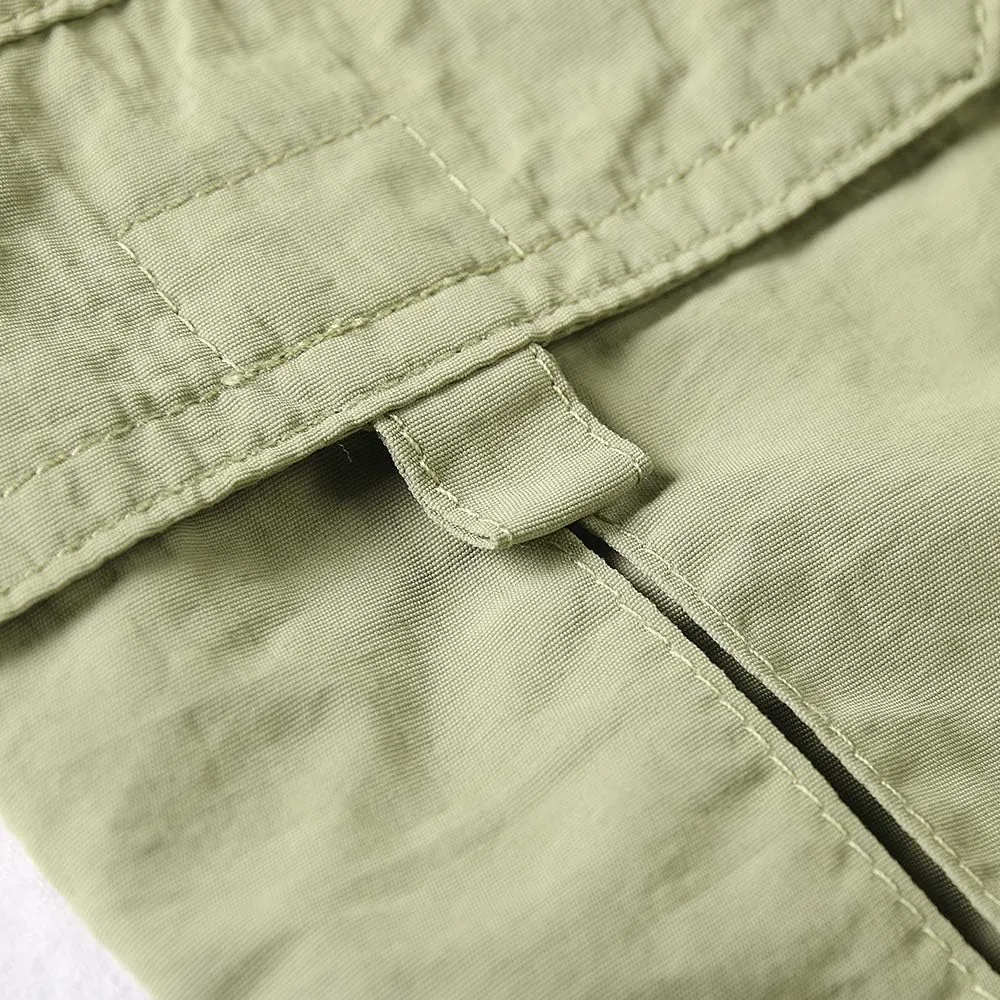 OCHENTA Men & Boys' Quick Dry Cargo Hiking Shorts Elastic Waist Athletic Outdoor Scout Fishing