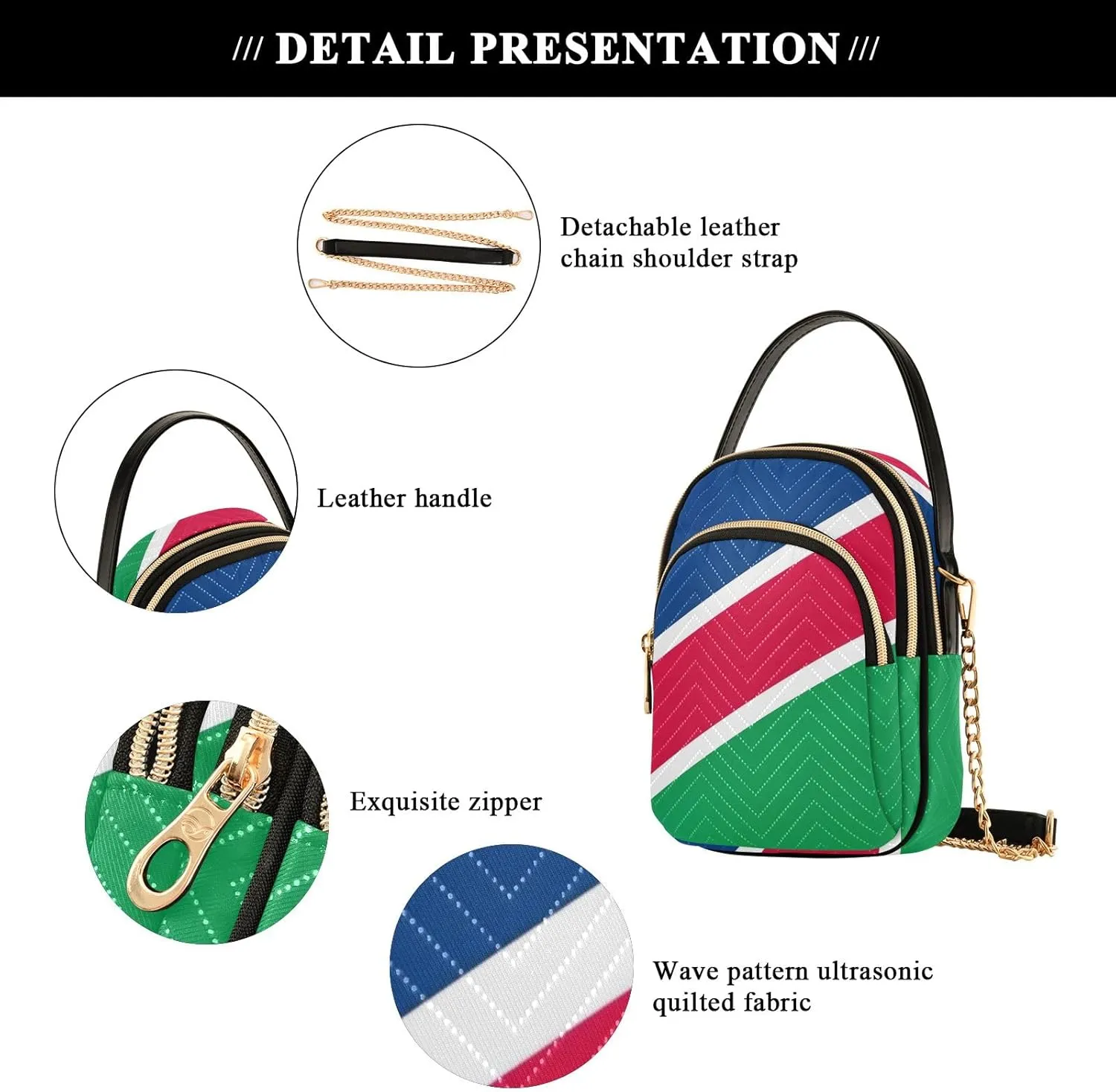 ODAWA Nigeria Flag Women Crossbody Bags - Fashion Crossbody Bags for Women - Crossbody Bags for Women Travel