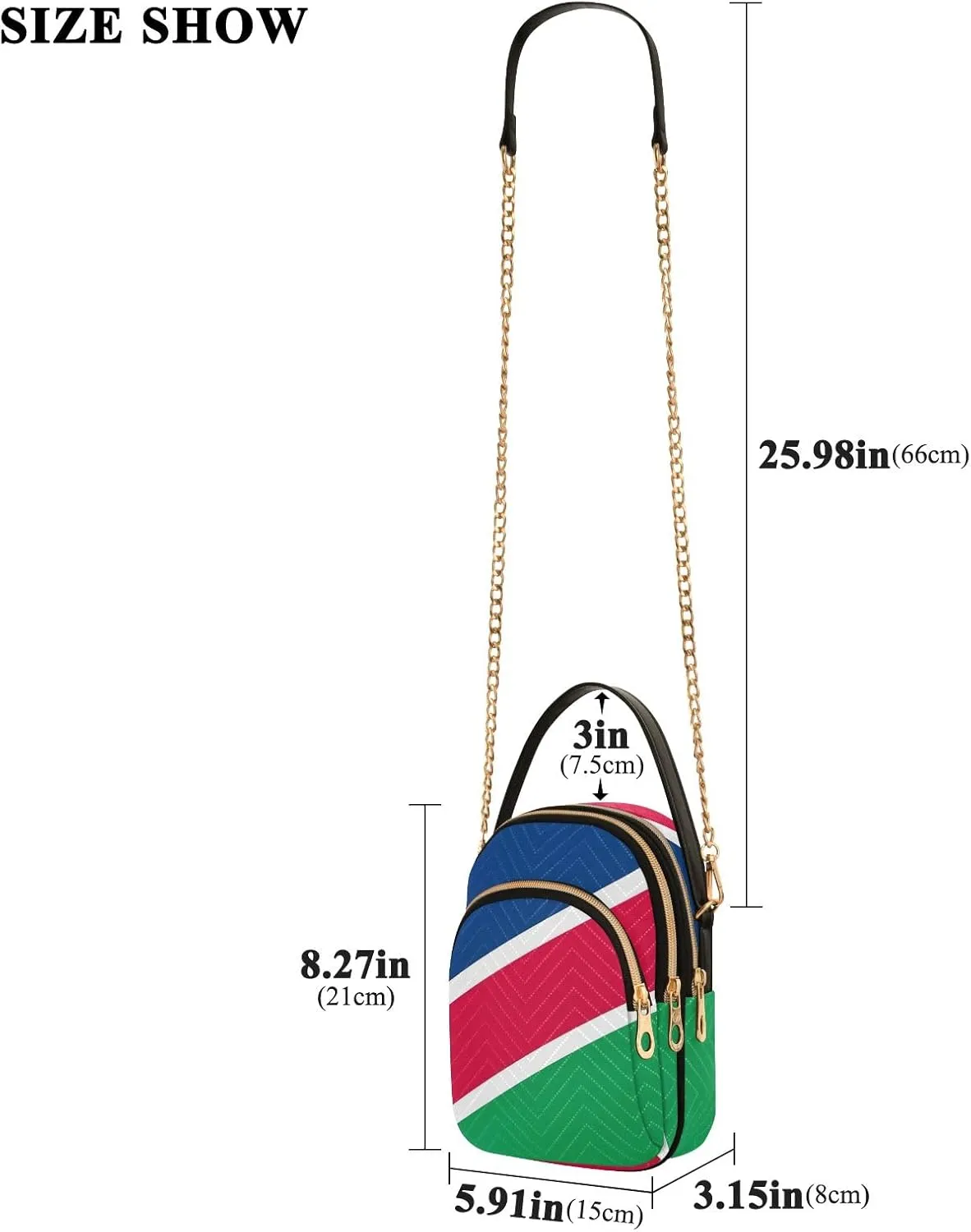 ODAWA Nigeria Flag Women Crossbody Bags - Fashion Crossbody Bags for Women - Crossbody Bags for Women Travel