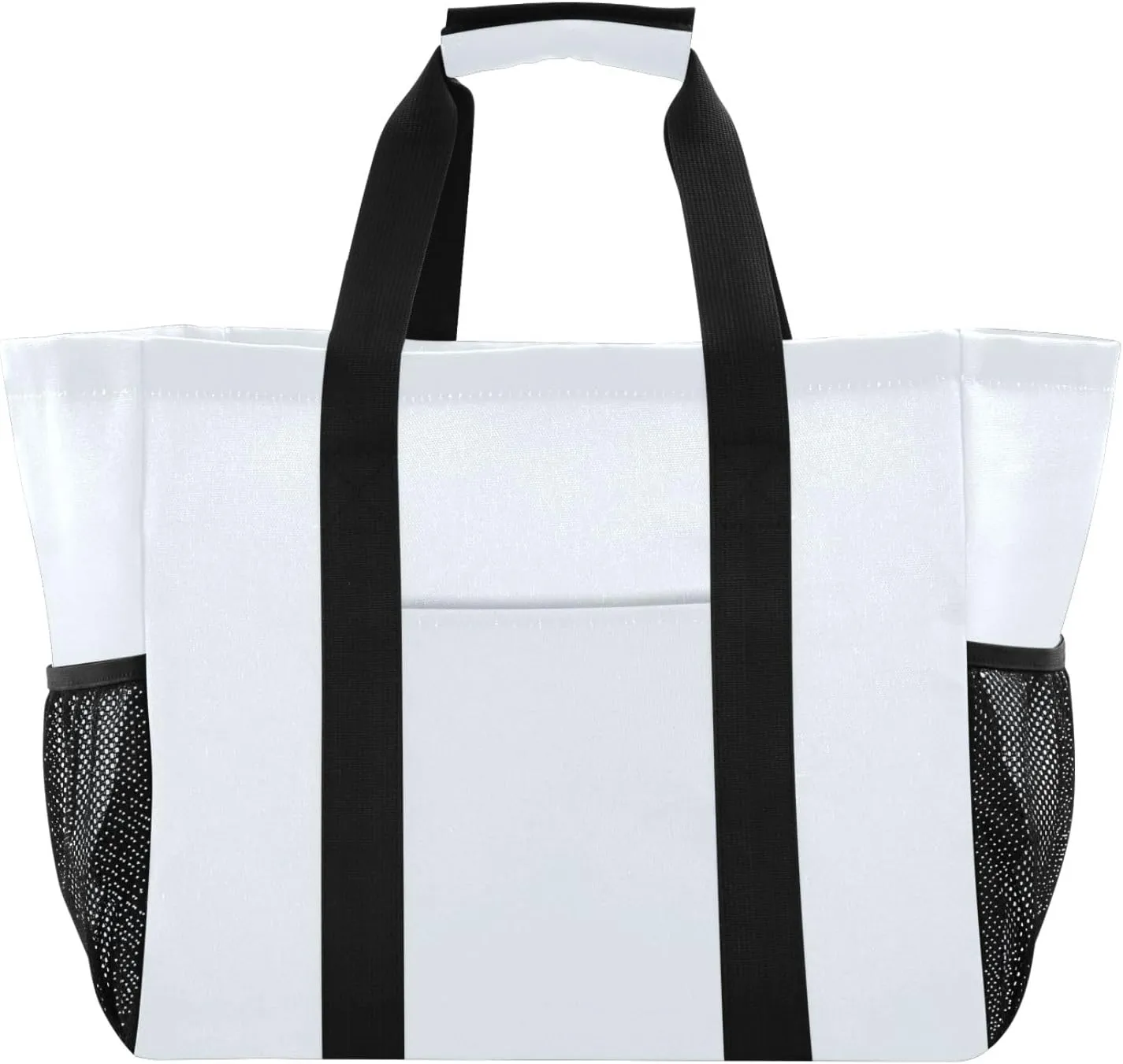 ODAWA Waterproof Sandproof Alice Blue Grocery Bags for Sports and Vacation, Collapsible Tote Bag for Travel