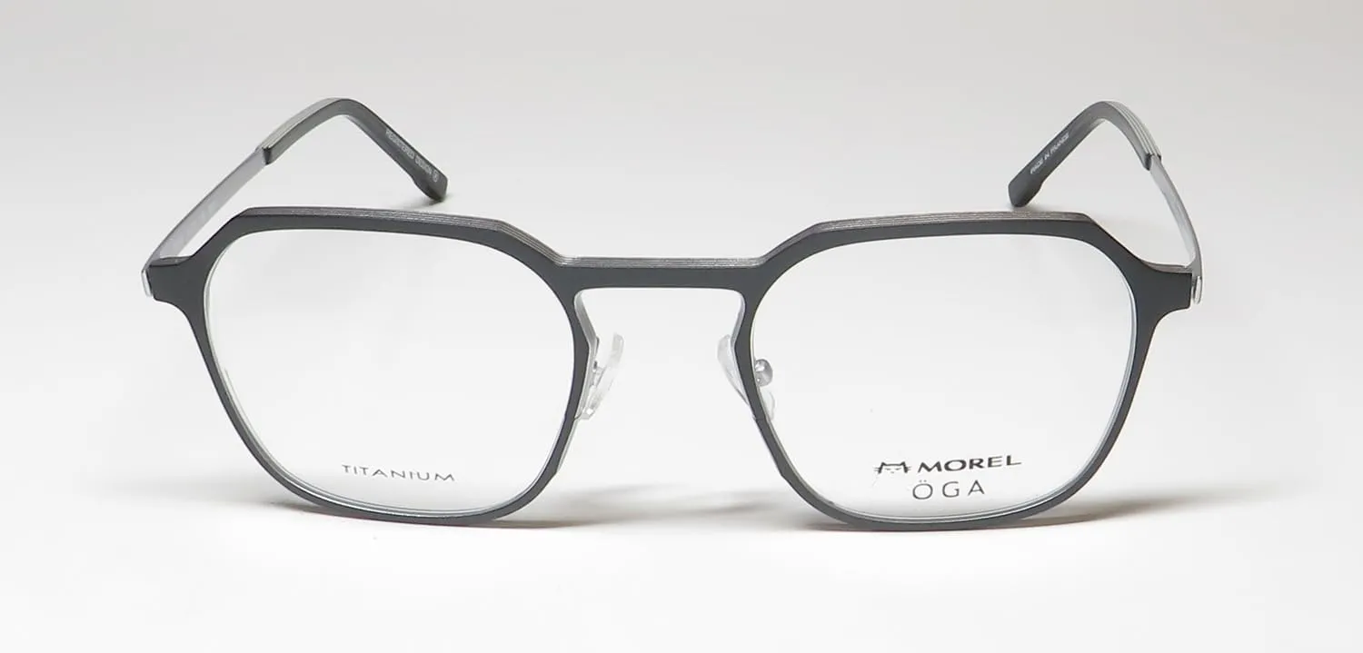 Oga 10194o Titanium Metal Eyeglass Frame/Glasses Contemporary Mens Eyewear Rare