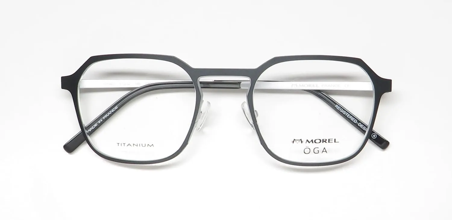 Oga 10194o Titanium Metal Eyeglass Frame/Glasses Contemporary Mens Eyewear Rare