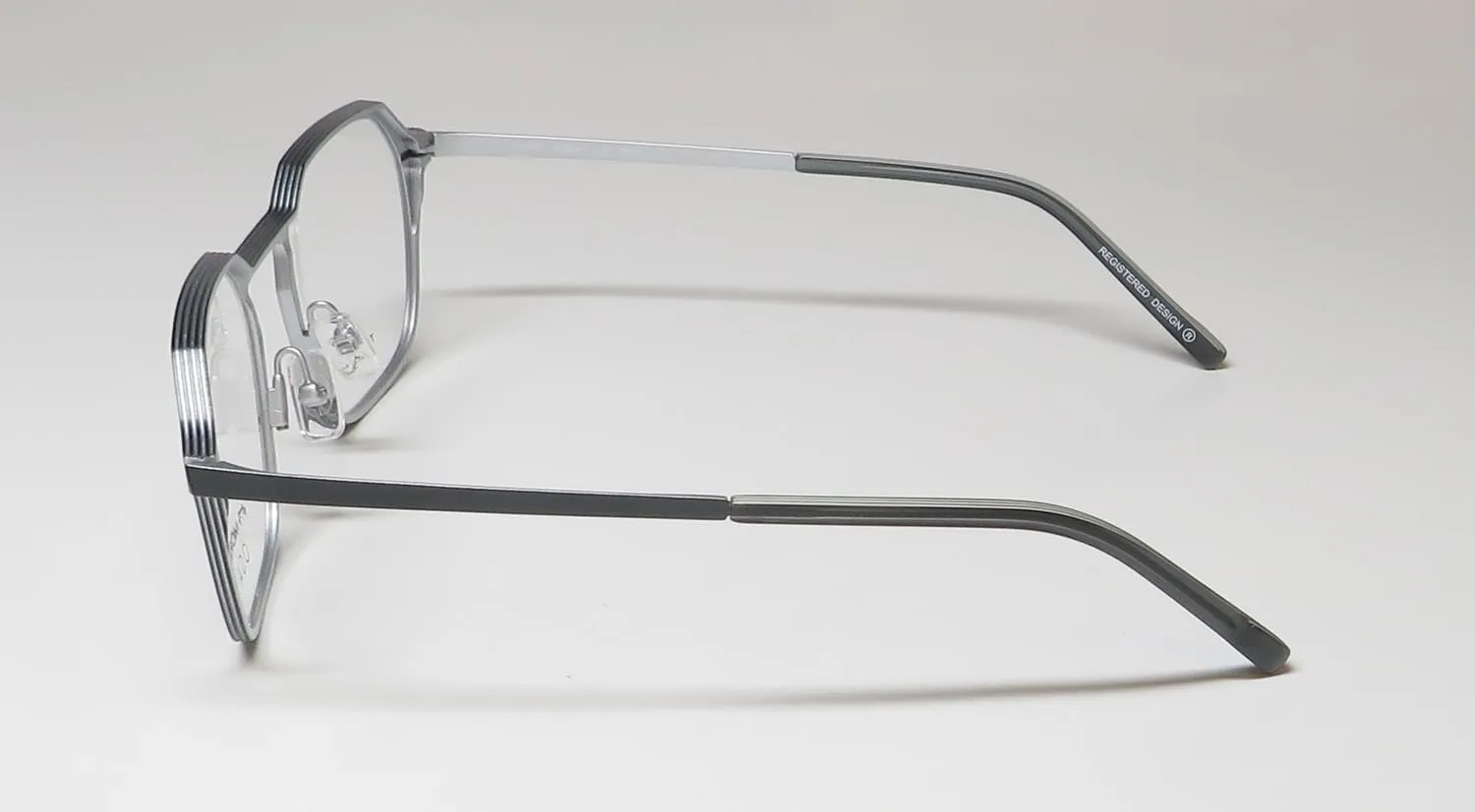 Oga 10194o Titanium Metal Eyeglass Frame/Glasses Contemporary Mens Eyewear Rare