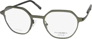 Oga 10197o Titanium Eyeglass Frame/Glasses Designed/Made In France Authentic Hot