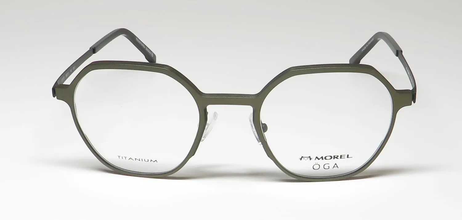 Oga 10197o Titanium Eyeglass Frame/Glasses Designed/Made In France Authentic Hot