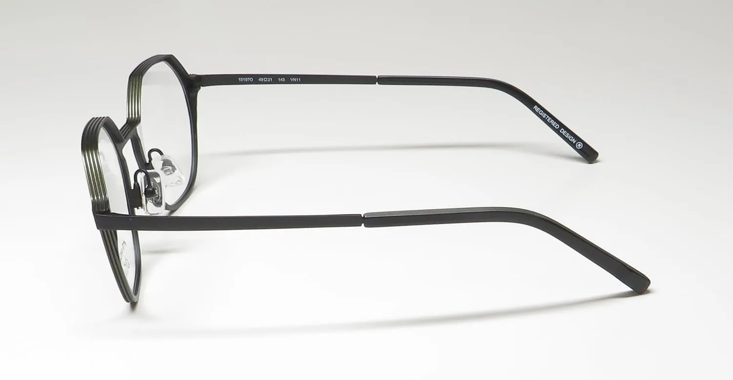 Oga 10197o Titanium Eyeglass Frame/Glasses Designed/Made In France Authentic Hot