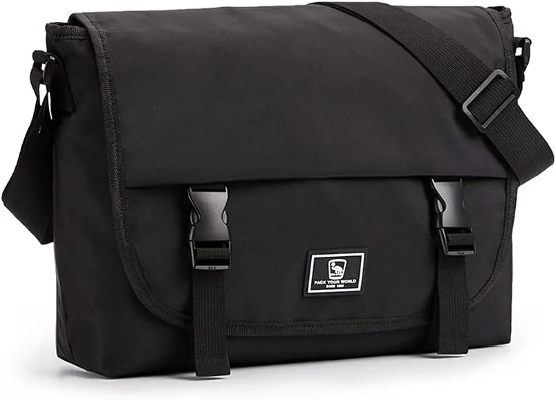 OIWAS Classic Messenger Bag for Men – 14 Inch Satchel Bags for Boys Laptop Shoulder Bag Leisure Crossbody Men Women Bookbag Office Briefcase