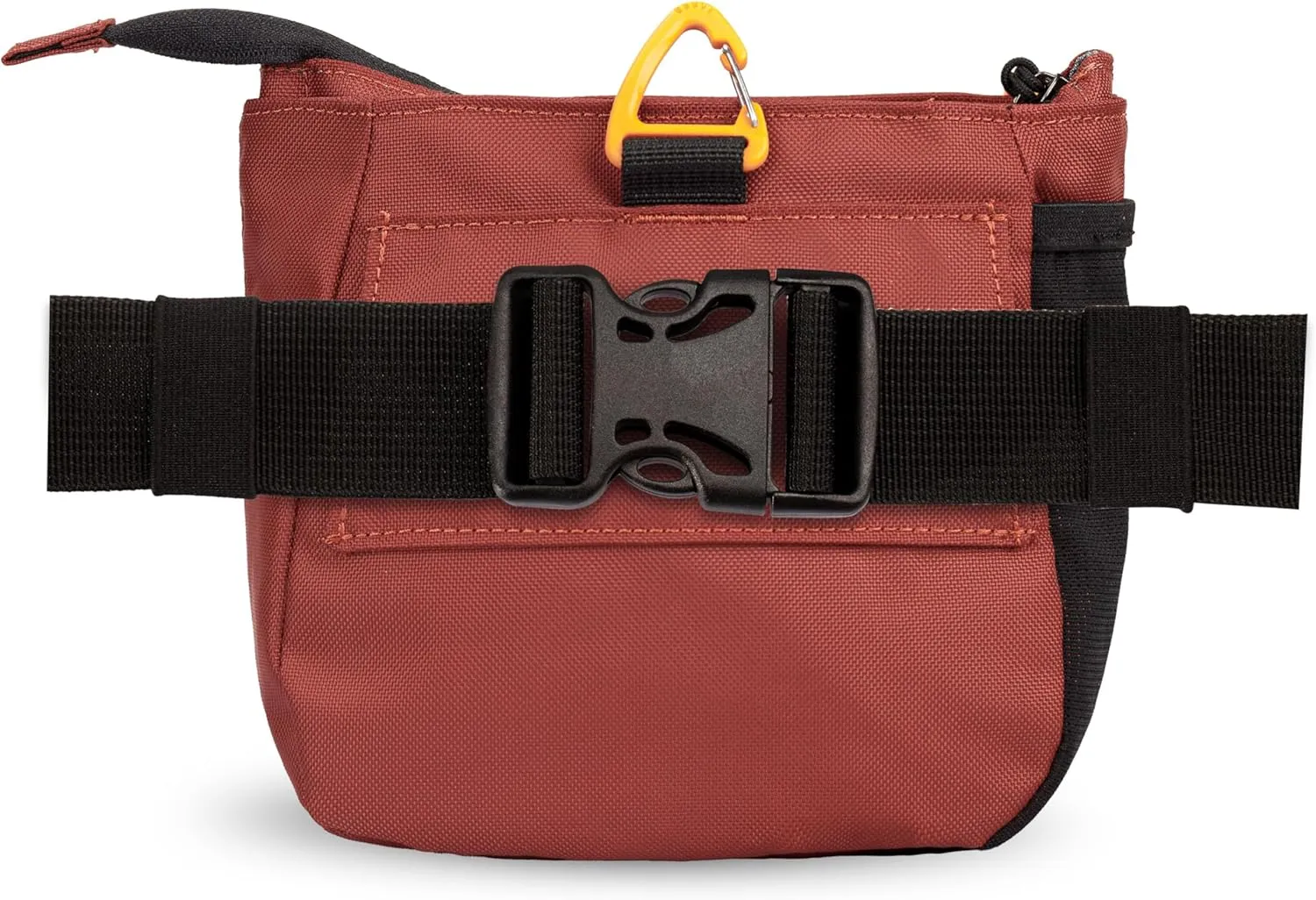 OllyDog Backcountry Day Bag | Hands-Free Dog Training Treat Pouch | Fanny/Hip Pack with Zipper Closure & Built-in Poop Bag Dispenser | Removable Waist Clip (Cider)