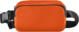 Orange Red Fanny Packs Women Waterproof Anti Theft Belt Bag Cute Cross Body Waist Purse