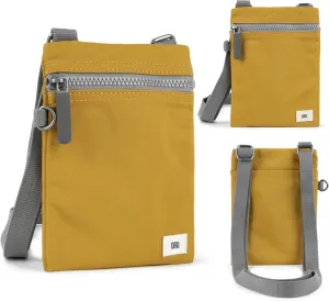 ORI LONDON Small Crossbody Bag - Chunky Zip, Adjustable Strap, & Multi Pockets for Mobile Phones, Cards & More - Chelsea