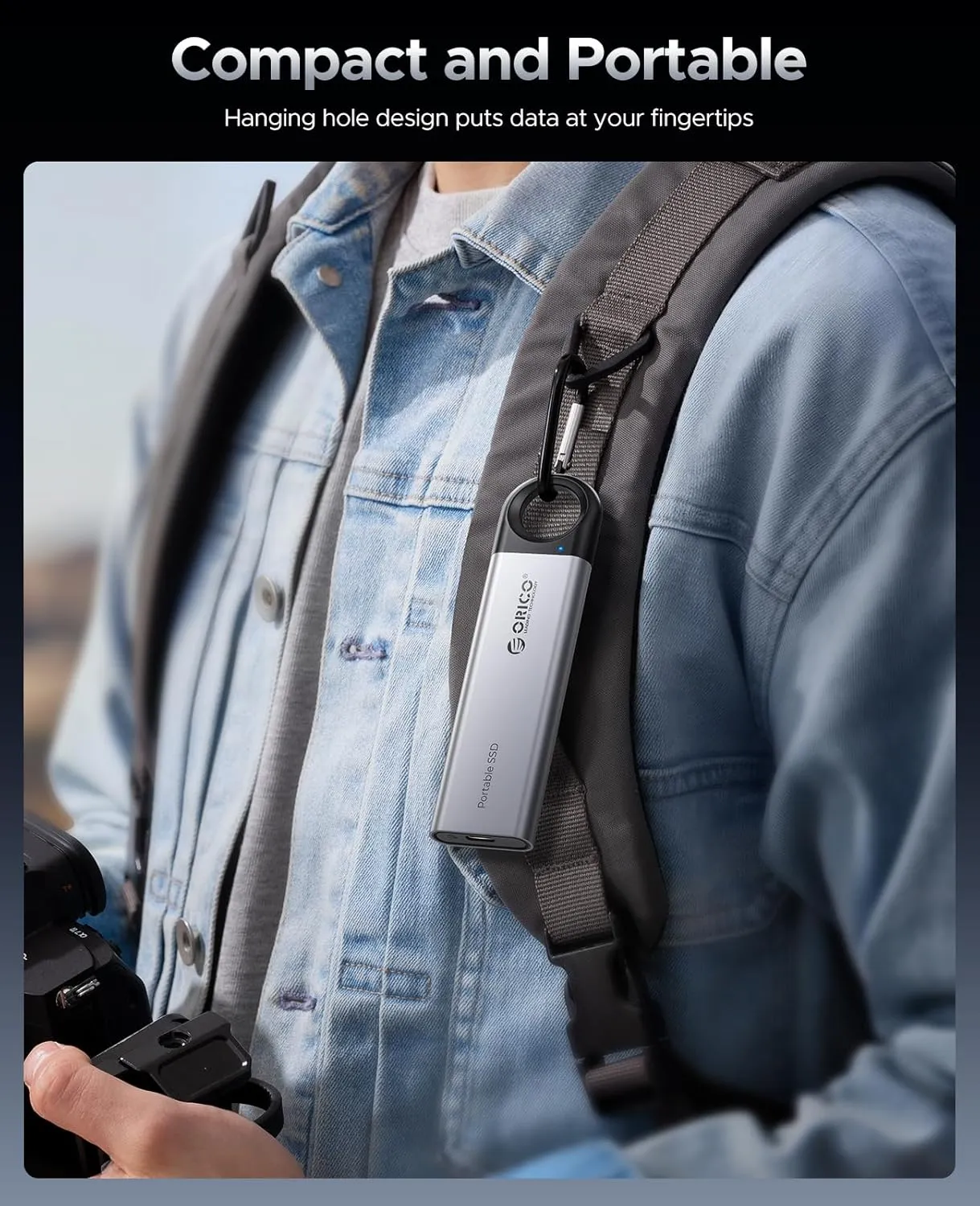 ORICO 2TB External SSD - Ultra-Fast 460MB/s Speed - C5