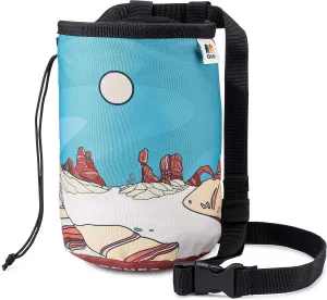 OSO Supply - Climbing Chalk Bag for Adults and Kids, Drawstring Closure, Adjustable Waist Belt, Indoor/Outdoor Training, Rock Climbing, Bouldering or Weightlifting