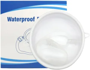 Ostomy Shower Cover Ostomy Supplies for Shower Protection of Colostomy (White)