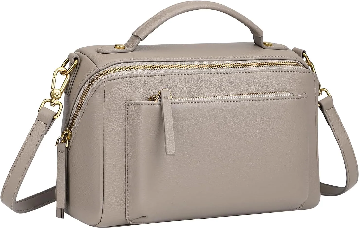 Over Earth Genuine Leather Crossbody Bags for Women Small Cross Body Purses Casual Shoulder Handbags