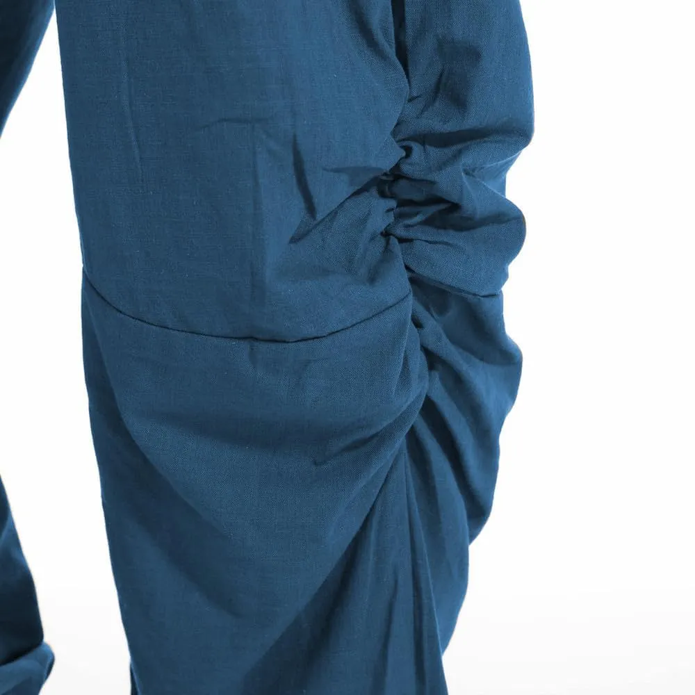 PACEIADTA Mens Casual Cotton Linen Pants Casual Elastic Waist Drawstring Yoga Jogger Pants