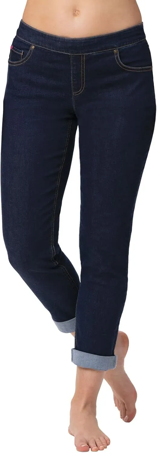 PajamaJeans Boyfriend Jeans for Women - Elastic Waist Jeans