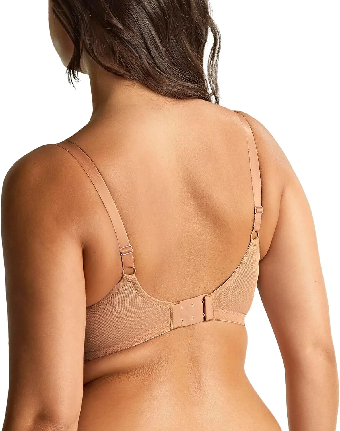 Panache Women’s Allure Full Cup Bra – Sheer Lace with Side Sling & Power Mesh Support