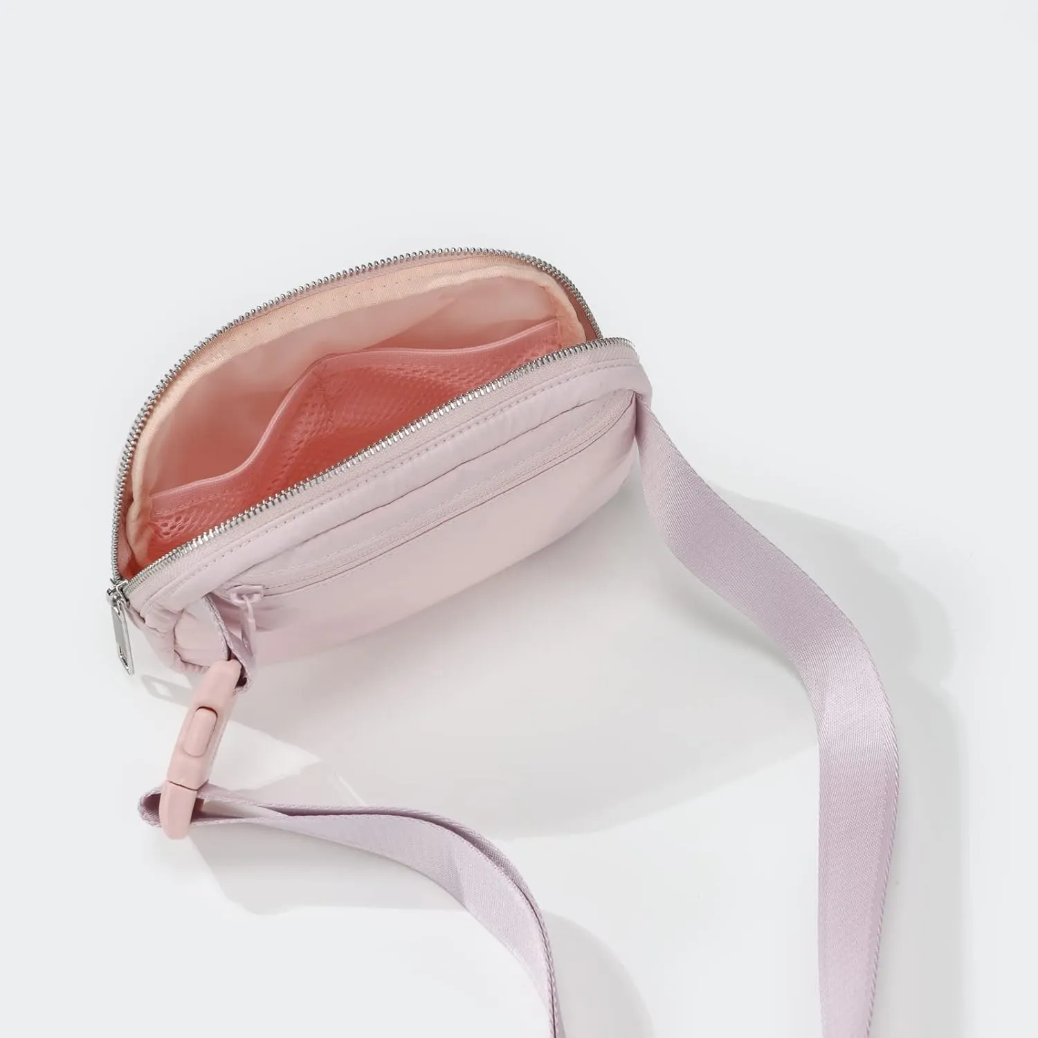Pander Belt Bag with Adjustable Strap, Fashion Waist Packs, Crossbody Bags for Women (Pink).