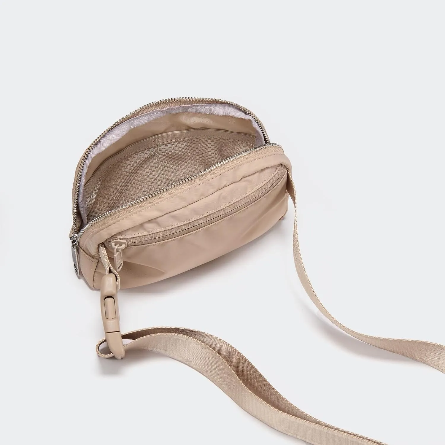 Pander Everywhere Belt Bag for Women, Fashion Waist Packs, Crossbody Bags, Everywhere Belt Bag with Adjustable Strap (Raw Linen).