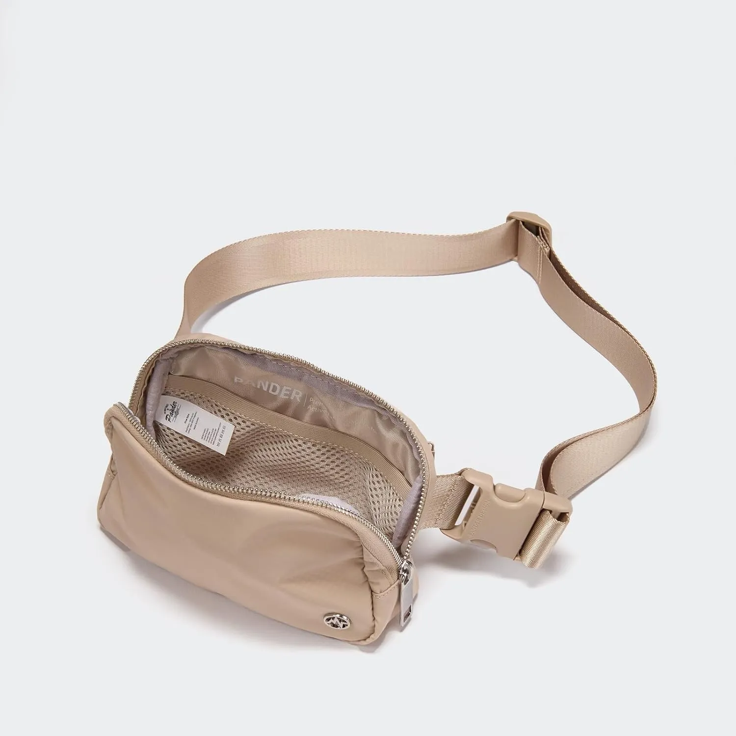 Pander Everywhere Belt Bag for Women, Fashion Waist Packs, Crossbody Bags, Everywhere Belt Bag with Adjustable Strap (Raw Linen).