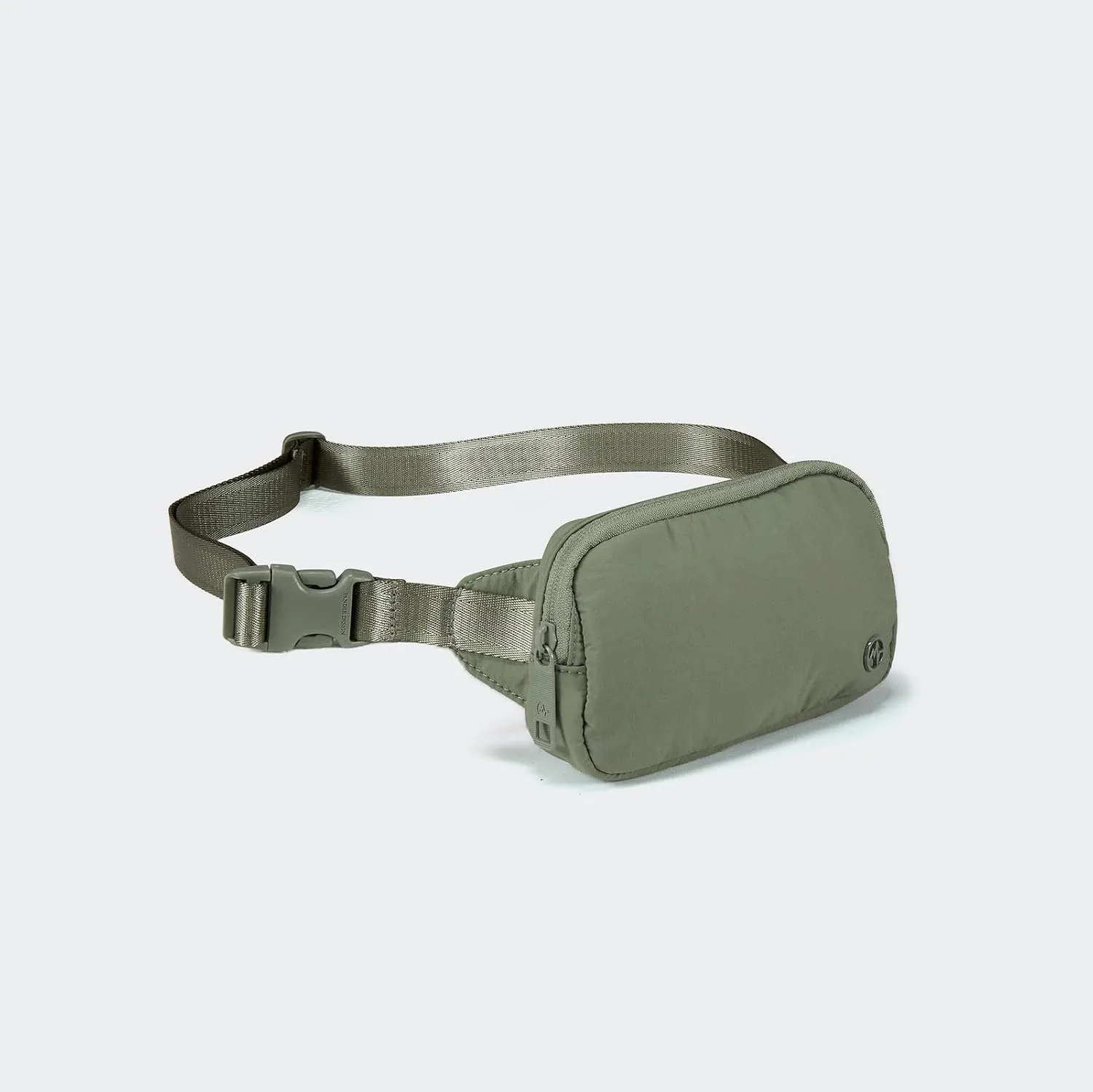 Pander Mini Belt Bag – Ultra Compact, Fits 6.7” Phone, Lipstick, Earbuds, Essentials, Small Crossbody Waist Purse, Grey Sage