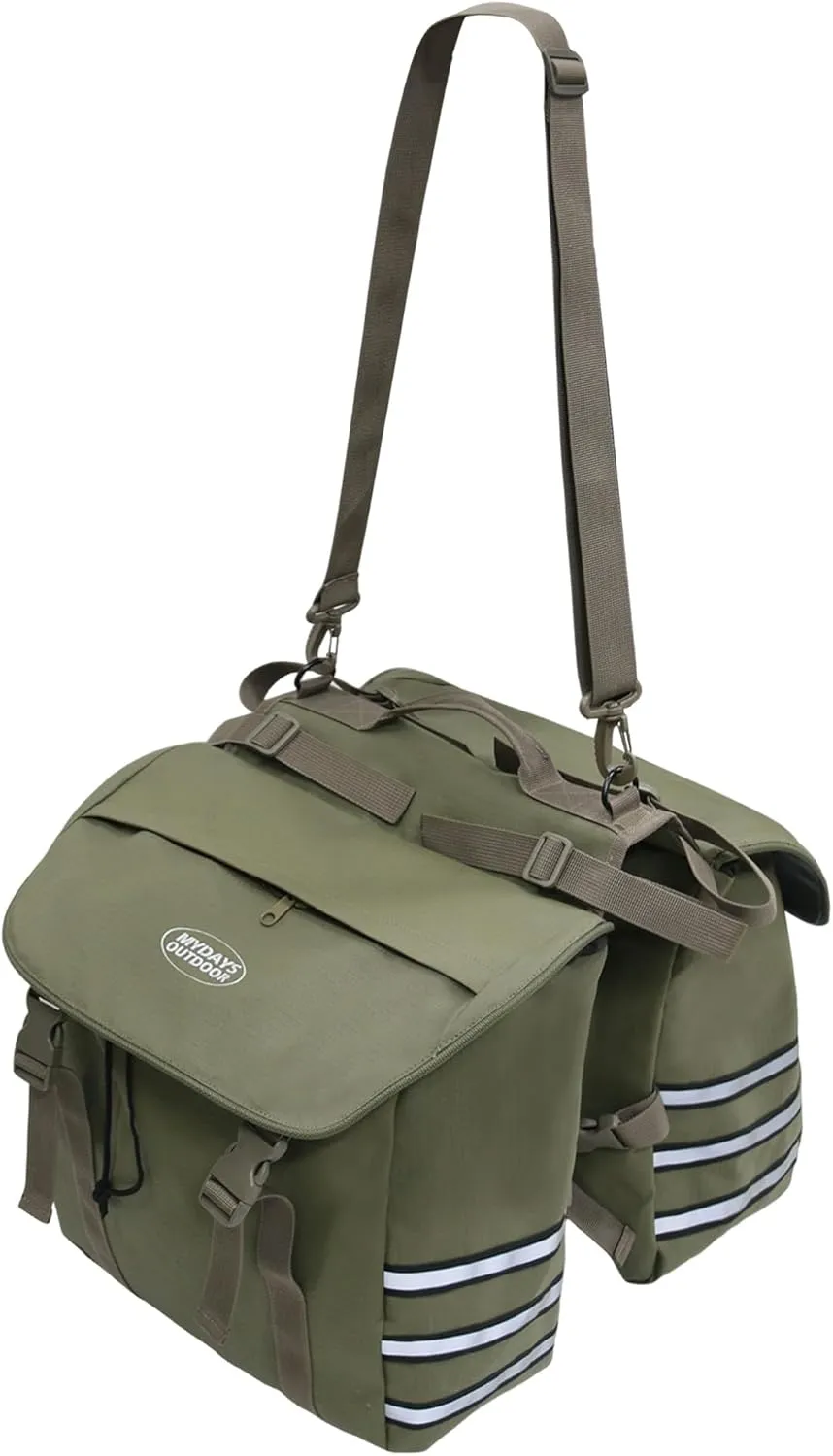 Panniers Bike Bags,Bicycle Saddle Bags,Large Capacity Reflective Strip,Bike Trunk Bag with Panniers,Bicycle Storage Bag,Bike accessories