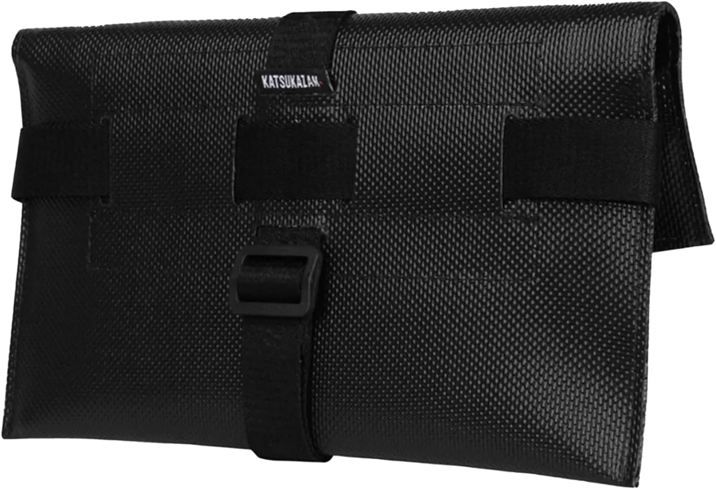 Pastel de Vento, Fanny Pack, Crossbody Bag, Belt Bag, Hip Pouch, Water Resistance Tarp Bag. (Black)