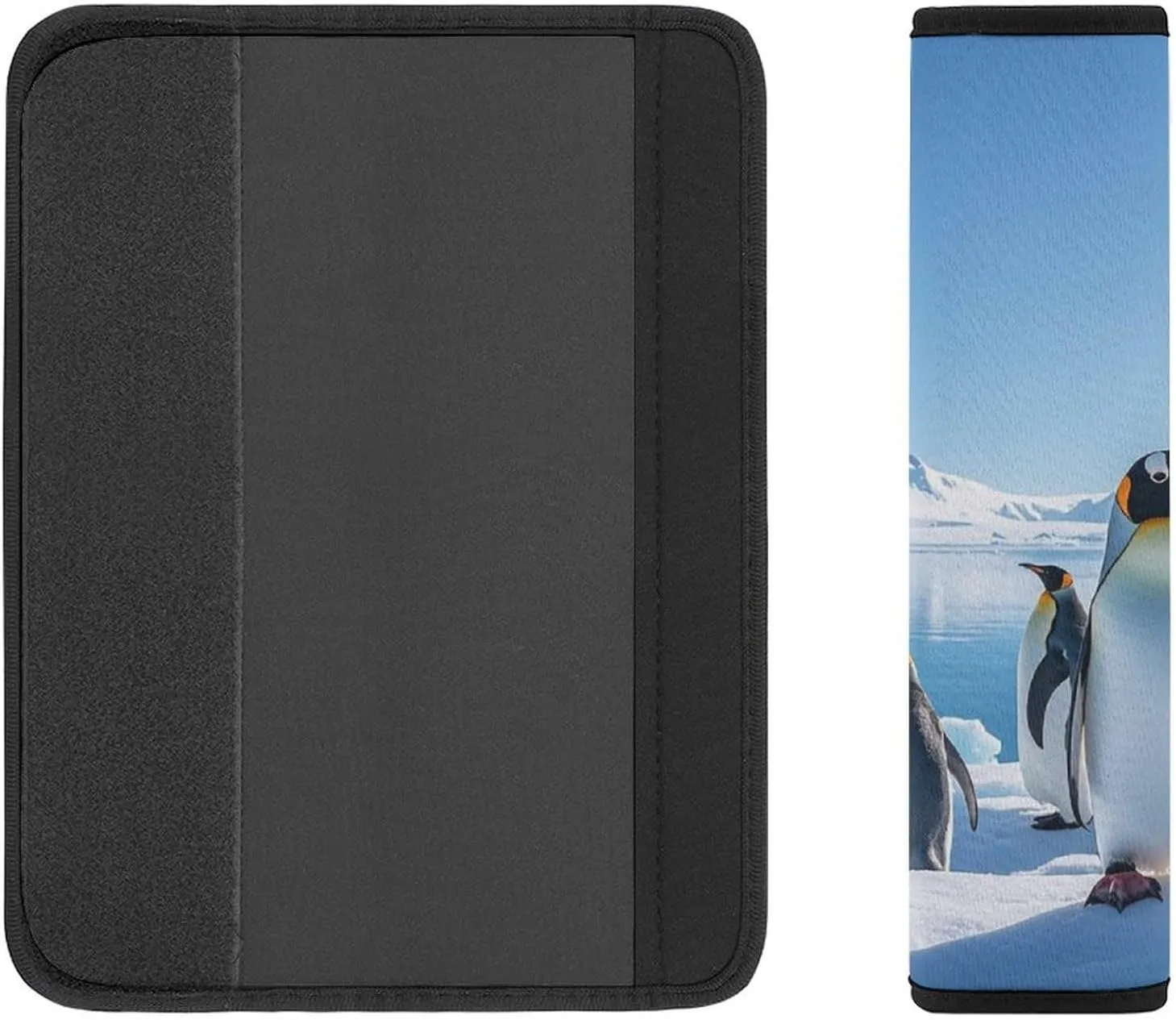 Penguin Antarctica Ice Auto Seat Belt Cover 1PCS Universal Car Seat Belt Shoulder Protector Pad, Protect Your Shoulders and Neck for Car Seat Belt, Shoulder Bag, Backpack