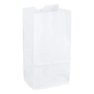 Perfect Stix- 2lb White Paper Bags -Pack of 500ct
