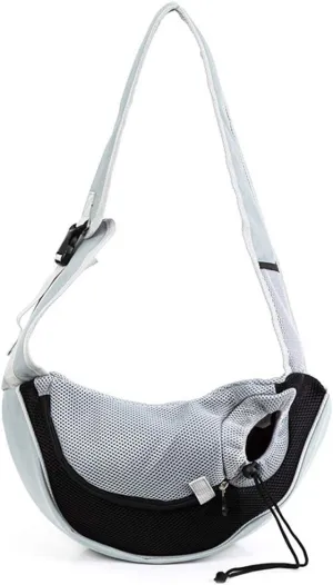 Pet Sling Carrier Bag, Pet Outdoor Backpack, Dog Travel Bag for Walking, Hiking, Bike Camping Outdoor Motorcycle