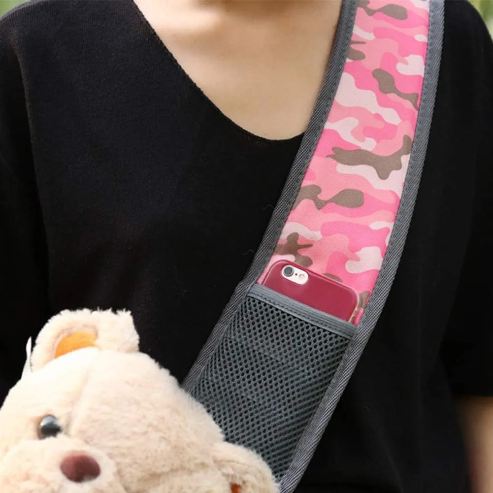 Pet Sling Carrier Bag, Pet Outdoor Backpack, Dog Travel Bag for Walking, Hiking, Bike Camping Outdoor Motorcycle