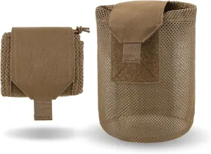 PETAC GEAR Dump Pouch,Molle Drawstring Mag Pouches,Roll Up Foldable Tactical Recovery Tool Pack,EDC Drop Net Storage Bag …