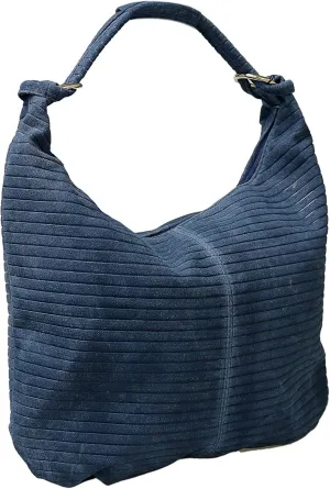 Pierre Cardin Jeans Leather Large Hobo Relaxed Suede Shoulder Bag for womens