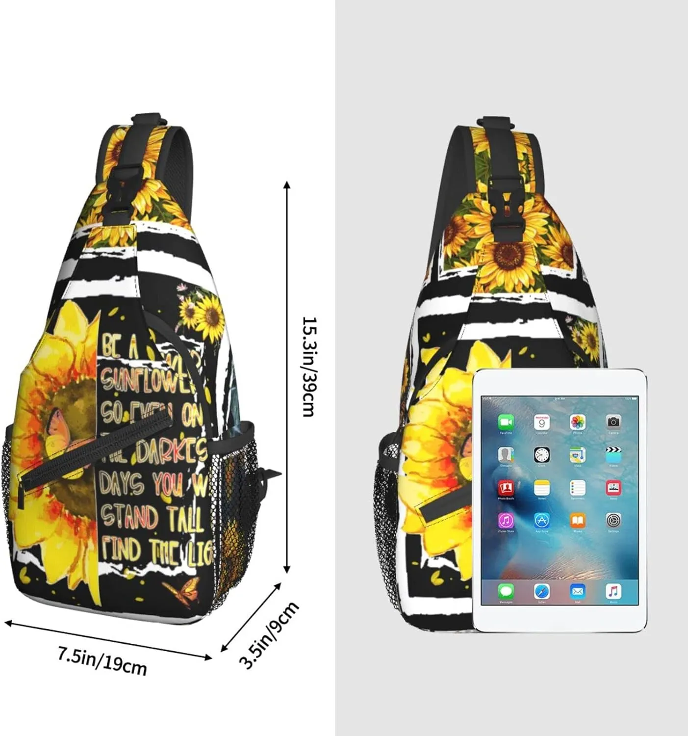 Pink Marble Sling Bag Unisex Crossbody Backpack Travel Hiking Casual Chest Bags Lightweight Fashion Chest Daypack