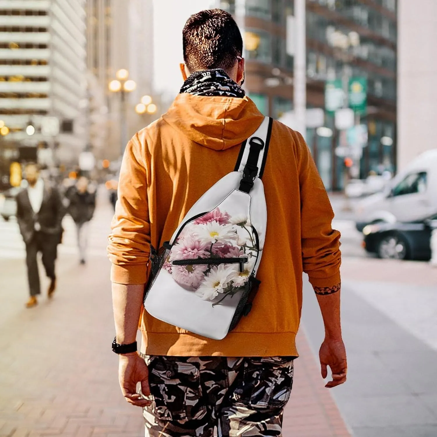 Plant Shape Sling Bag Crossbody Bags Cross Body Bag Fanny Packs Chest Bags Sling Purses for Travel