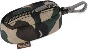 P.L.A.Y. Proper Pup Poop Bag Dispenser - Camo Green - Dogs Pet & Waste Management Holder, 15ct Bag Roll, Easy Clip Attachment, Upcycled Material
