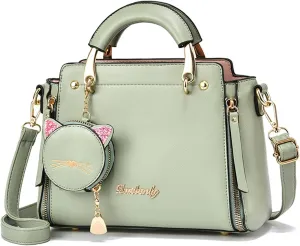 PORRASSO Women Handbag Cute Crossbody Bag Girl Top-Handle Bags Ladies Satchel Shoulder Bag