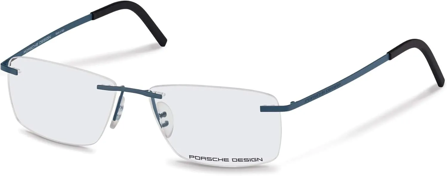 Porsche Design Eyeglasses P8321S2 P/8321/S2 D Blue Rimless Optical Frame 55mm